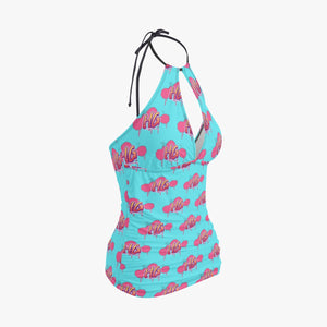 HOODGRIND halter top Tankini Swimsuit