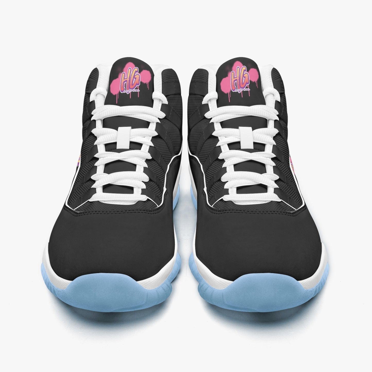 522.  AJ11 Basketball Sneakers -Blue Sole