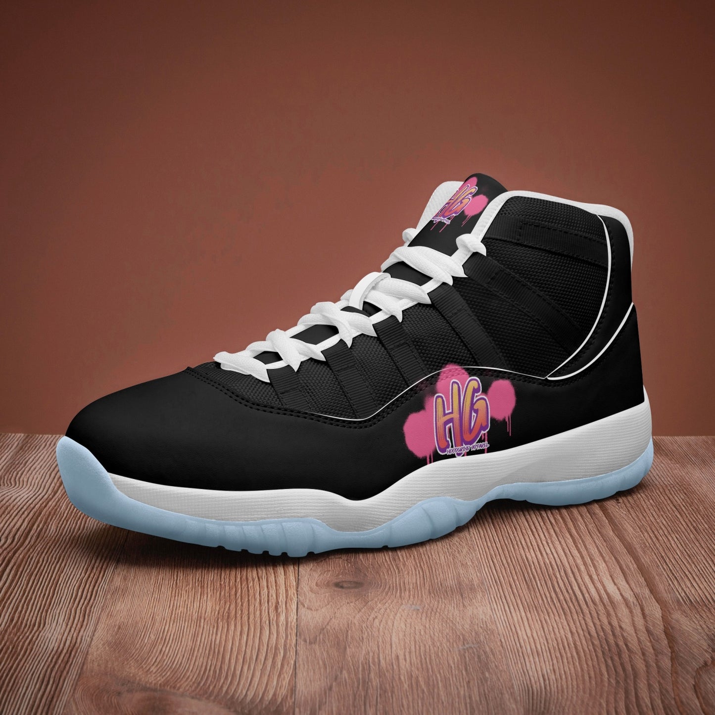 522.  AJ11 Basketball Sneakers -Blue Sole