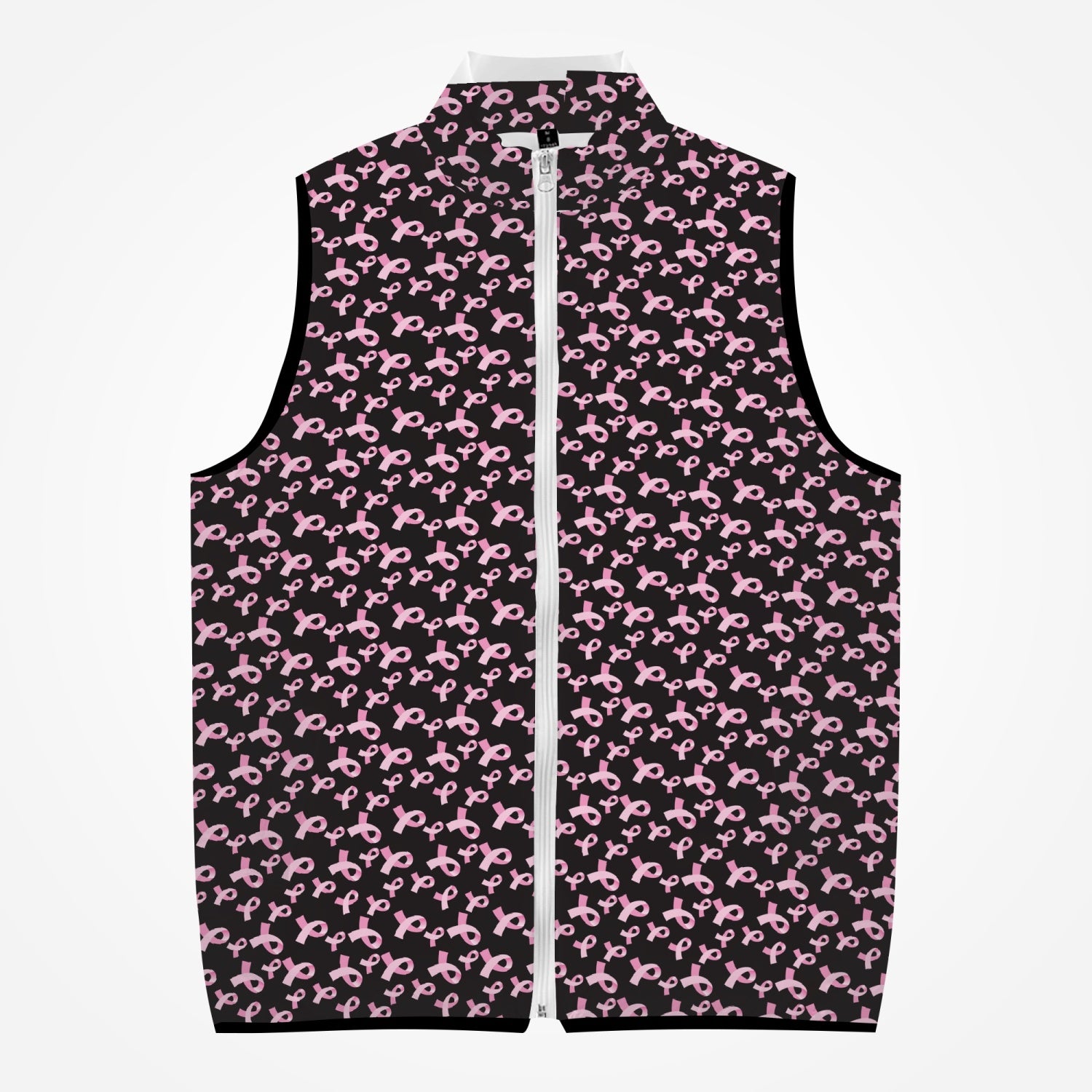 253. Cotton-pad Zipper-up Vest